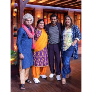 Sohum Shah Instagram - Ek dhamekdar season 2 ke baad, the #Maharani team is back with something majedaar for you all... 

Get ready to watch us on #TheKapilSharmaShow with @kapilsharma

@iamhumaq @amit.sial @dibyenduofficial @ravindragautamofficial @thepramodpathak #KantariKanmani @sushilpandeyofficial @anujasatheofficial

Styling - @stylebyanishi