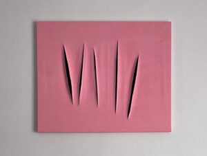 Solène Fouquez Instagram - Concetto spaziale, Attese
Mon hommage à Lucio Fontana 👩🏼‍🎨

#art #artist #artwork #painting