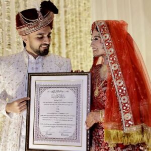 Somi Khan Instagram - Bismillahir Rahmanir Raheem
We are overjoyed to announce that by the grace of Allah, we have solemnized our Nikkah in a simple and beautiful ceremony. Alhumdullilaah, we are thankful for this blessing and we appreciate our families and friends for their love and support. We are eager to begin our new journey together as husband and wife. Please remember us in your prayers for a blessed married life. JazakAllah Khair.

Adil khan durrani 
Somi Adil khan 

03.03.2024

#Adilsomi#Adilkidulhan❤️❤️
