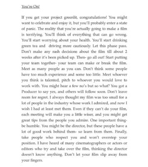 Sonam Nair Instagram - Excerpts from my blog from 11 years ago, right after I processed the making of my first film. Hope this helps all the first-timers! Break a leg, guys! 

Full post ka link is in my stories.

#filmmaking #directing #screenwriting #makingyourfirstfilm #filmdirection #filmschool