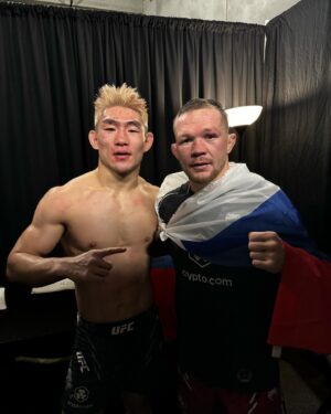 Song Yadong Instagram - I will be back and stronger congrats @petr_yan ~ Thank you all for your support～😎👊