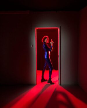 Sónia Balacó Instagram - It’s giving lo-fi sci-fi. Shooting @fundacion_relvas next film. 🎞️🚀