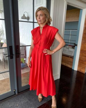 Sonya Walger Instagram - press day faces @forallmankind_