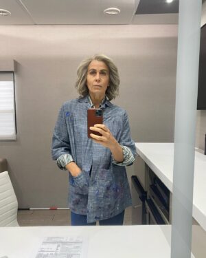 Sonya Walger Instagram - What an incredible ride. Molly Cobb, what a gift of a role. Am so deeply proud to have been a part of this wonderful show, to have worked alongside this dedicated, talented cast and crew. I have moonwalked, flown shuttles and planes, dangled from craters, learned Braille and soaked in many tubs for this role. I will never have another like it. Thank you for writing her and thank you all for loving her as I do. Now go change the world, you selfish pricks!  @forallmankind_ @appletvplus