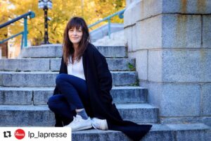 Sophie Cadieux Instagram - Portrait dominical sur @lp_lapresse  merci @lucboulangeer