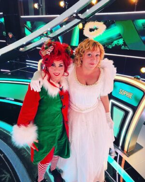 Sophie Willan Instagram - Had a fabulous trip up to Glasgow doing this show with such a fun group of people! Tune in on 23rd December on BBC One to watch the Weakest Link Xmas Special!