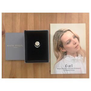 Sorcha Groundsell Instagram - Thank you to the amazing @rachelbakewell for these gorgeous rings. Such a beautiful collection, you are brilliant 🖤 @mayamagaljewellery