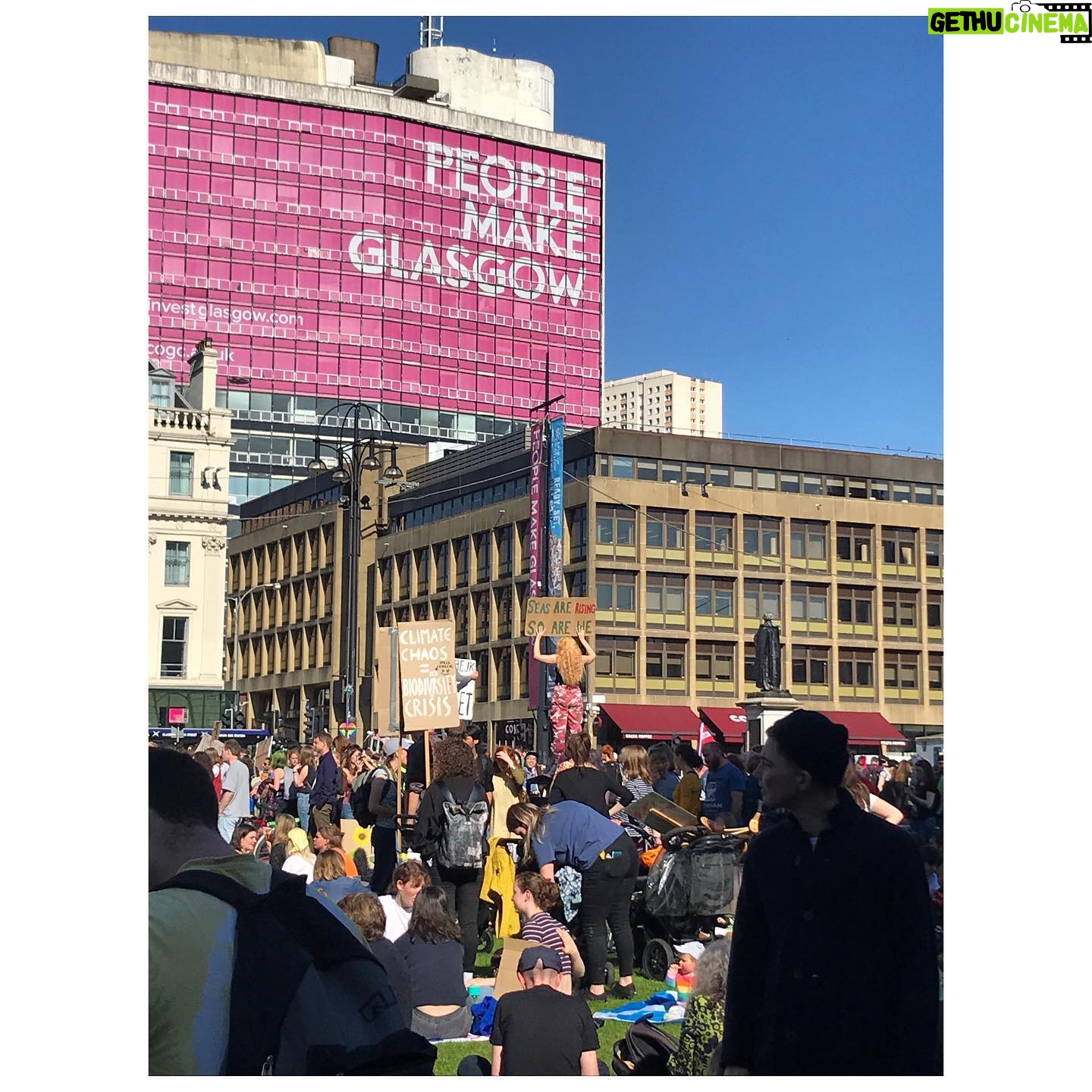 Sorcha Groundsell - 739 Likes - ‘People Make Glasgow’ indeed. #climatestrike in the homeland ❤️
