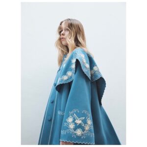 Sorcha Groundsell Instagram - Thank you to the lovely people of @unpolishedmagazine for letting me feel like a period drama heroine in the greatest @gucci coat.
And an even bigger thank you to the wonderful people who made it happen 💙
@rachelbakewell 
@brian_daly 
@kimbrownmakeup 
@emilzedhair 
@publiceyecomms