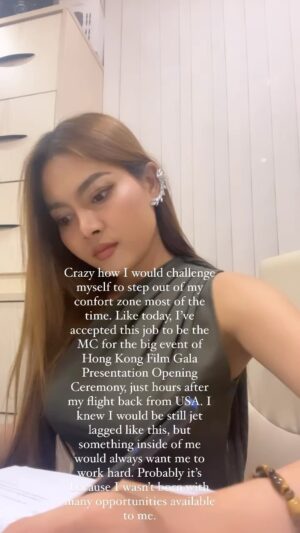 Sovattey Sary Instagram - Quick self-reflection before my event as a hyper-independent woman.
Spelling errors: comfort* & the* USA