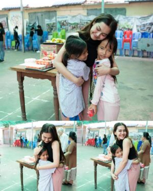 Sovattey Sary Instagram - Happiest birthday to me ever 🎉 🎂🥳 😇💕🙏

I couldn’t describe how grateful I am to this world 🌎 So grateful that I want to share the gratitude and blessings with everyone 🥰 I’m really thankful that I get to spend my birthday with the kids today 🙏 I wish the best of the world to them 🎁😇

First of all, I’d like to thank my parents for your hard and heart work in bringing me to this beautiful world and also for your contribution today. Special thanks to all my beloved people who are kind and beautiful inside out for being a part of today, such as thanks to my MW National Director, P Bunkerd, for sponsor the milk, thanks to my dear friends who have contributed their kindness through my ABA such as brother Vutha, Sophorn, Tith, my mum, P Bunkerd, and last but not least, thanks to my dear friends, Ousa, Vichhay, Srey Nat for coming to help and share your kindness here in person.

ថ្ងៃកំណើតដ៏រីករាយបំផុតរបស់ខ្ញុំ 🎂🥳 😇💕🙏

🌎🌎🌎🌎🌎🌎💕💕💕💕💕💕💕😇😇😇😇😇

ខ្ញុំមិនអាចបរិយាយអំពីការដឹងគុណចំពោះពិភពលោកនេះប៉ុណ្ណាយ៉ាងណានោះទេ 🌎 ដឹងគុណខ្លាំងដែលធ្វើឲ្យខ្ញុំចង់ចែករំលែកការដឹងគុណនិងពរជ័យដល់អ្នករាល់គ្នា 🥰 ខ្ញុំពិតជាមានក្ដីរីករាយខ្លាំងណាស់ដែលខ្ញុំបានចំណាយពេលខួបកំណើតរបស់ខ្ញុំជាមួយនឹងកូនៗក្មេងៗនៅថ្ងៃនេះ 🙏 ខ្ញុំសូមជូនពរឱ្យអ្វីៗល្អបំផុតពិភពលោកកើតមានដល់ពួកគេ 🎁😇

ឆ្លៀតក្នុងឱកាសនេះ ជាដំបូង ខ្ញុំសូមថ្លែងអំណរគុណចំពោះឪពុកម្តាយរបស់ខ្ញុំចំពោះការខិតខំប្រឹងប្រែង និងបេះដូងរបស់អ្នកក្នុងការបង្កើតនិងចិញ្ចឹមបីបាច់ថែរក្សាខ្ញុំនៅក្នុងពិភពលោកដ៏ស្រស់បំព្រងនេះ និងសម្រាប់ការរួមចំណែករបស់អ្នកទាំងពីរនៅថ្ងៃនេះផងដែរ។ សូមអរគុណជាពិសេសចំពោះមនុស្សជាទីស្រលាញ់ទាំងអស់ដែលមានចិត្តល្អ និងបេះដូងដ៏ស្រស់ស្អាតទាំងក្នុងនិងក្រៅដែលបានចូលរួមជាចំណែកក្នុងថ្ងៃនេះ ដូចជាអរគុណដល់នាយកគ្រប់គ្រងថ្នាក់ជាតិរបស់ស្ថាប័នបវរកញ្ញាពិភពលោកគឺលោក Bunkerd ដែលបានឧបត្ថម្ភទឹកដោះគោ សូមអរគុណដល់មិត្តជាទីរាប់អានដែលបានចូលរួមចំណែកដោយសប្បុរសតាមរយៈ ABA របស់ខ្ញុំ ដូចជា បងប្រុស វុត្ថា ប្អូនសោភ័ណ្ឌ ទិត្យ អ្នកម្ដាយ ភី ប៊ុនឃើដ និងចុងក្រោយក៏សូមអរគុណដល់បងប្អូនជាទីរាប់អានមានដូចជា ឧស្សាហ៍ វីឆៃ ស្រីណែត ដែលបានមកជួយ និងចែករំលែកក្តីស្រឡាញ់នៅទីនេះដោយផ្ទាល់។
#happybirthday #birthdaycelebration #sharingiscaring #charityevent #missworldcambodia #missworld #sovatteysary #gratitude🙏