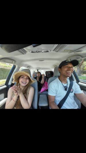 Sovattey Sary Instagram - I had the chance to do a solo interview with #missworld #cambodia herself, full interview coming soon to my YouTube channel.  Then, I helped the host of #KhmerTV, record their show.  We needed something to do while driving to our lunch location and this was what we did to hype ourselves up for the shoot. Singing in the car!!!

Did you enjoy our sing along to Bruno Mars? 😄

#singing #car #djiaction4 #djimic2 @djiglobal #rodewirlesspro @rodemic #brunomars #subi #forester @subaru_usa #singalong