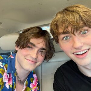 Spencer List Instagram - Happy birthday to my brother from the same mother @phoenixlist 🥵 love u🖤 even tho your Korean bbq eating skills are weak