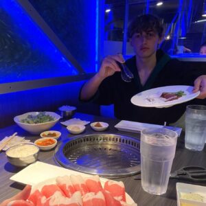 Spencer List Instagram - Happy birthday to my brother from the same mother @phoenixlist 🥵 love u🖤 even tho your Korean bbq eating skills are weak
