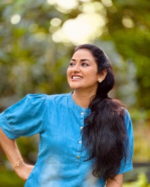 Sreedhanya Instagram - The inevitability of change reminds us that nothing is permanent, and every moment is an opportunity to evolve✨❣️

📸 @itsgi_ri97 🥰🤗