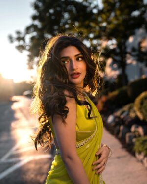 Sreeleela Instagram - Draping you in my dreams ✨
.
.
.
.
.
.
Wearing @madzinlabel 
Jewels @karnikajewelshyd 
Styled by @malkitjgill 
Team @sreevardhan_keto 
Shot by - @abhimanyu_mahaveer