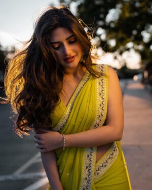 Sreeleela Instagram - Draping you in my dreams ✨
.
.
.
.
.
.
Wearing @madzinlabel 
Jewels @karnikajewelshyd 
Styled by @malkitjgill 
Team @sreevardhan_keto 
Shot by - @abhimanyu_mahaveer