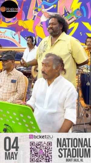 Srikanth Deva Instagram - 👵Avvai Shanmugi Theme🎶 
🎙️Rehearsal Scenes💫
🤩Celebrating 35 years of Deva’s mesmerizing performances in Malaysia! 🇲🇾 👌an unforgettable night of 🎶music with Thenisai Thendral Deva Live💫
🙌🏻Grab your tickets now🎫 for an unforgettable evening! 🕺Aatam.
🎙️Paatam. Kondaatam ⚡️Thiruvizha🥳
#horizonconnects #lordofthegana #malaysia #kl #bukitjalilstadium #concert #livemusic #thenisaithendraldeva #deva  #srikanthdeva #srikanthdevamusic #srikanthdevamusical #srikanthdevasongs #srikanthdevafans #srikanthdevahits