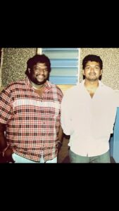 Srikanth Deva Instagram - 😍An epic shot of Thalapathy Vijay Sir & Me during the 🎥 Sivakasi movie! Memories worth cherishing! 📸🎬
.
.
.
@actorvijay @jagadish_palanisamy  @nayanthara  @simply.asin 
 
#sivakasi #vijay #thalapathy #nayanthara #perarasu #asin  #adaennathasolvenungo #srikanthdeva #srikanthdevamusic #srikanthdevamusical #srikanthdevasongs #srikanthdevafans #srikanthdevahits