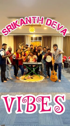 Srikanth Deva Instagram - 🥳Get ready Makkale🙌🏻 
🤩Srikanth Deva Vibes @sathyabama.official On 7pm Tomorrow🎺 
It’s going to be an unforgettable night of music and fun! 🎵🎉
#sathyabama #sathyabamauniversity #sathyabamacollege #srikanthdeva #srikanthdevavibes #srikanthdevamusic #srikanthdevamusical #srikanthdevasongs #srikanthdevafans #srikanthdevahits