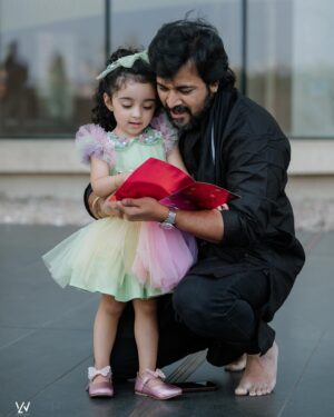 Srinish Aravind Instagram - ❤️❤️🧿 #littleprincess