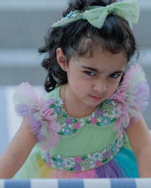 Srinish Aravind Instagram - Nila Turned 3 🥰 our little bundle of Joy celebrating her Birthday !
.
Click @sainu_whiteline @_whiteline_photography_