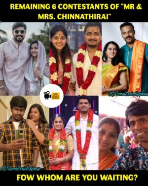 Sriranjani Sundaram Instagram - Remaining Contestants of #MrMrsChinnathirai Season 5. Whom r u waiting?? 

#SameerAjeeba
#VaishaliDev
#AmitSeiRanjani
#LincySurendar 
#ThamaraiParthasarathy
#KottachiAnjali
#NanjilVijayanMaria 
#IndrajaKarthik 
#NavinSowmya 
#AshiqSonu 
#MeerakrishnaShivaKumar 

#Contestants #Mrmschinnathirai5 #VijayTV