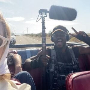 Stacy Haiduk Instagram - Survived 109🌡weather, dust devil tornados, and blood… lots of blood. Bts of Brand New Cadillac

Thank you so much to everyone who was involved in making this short a reality. To the cast and crew we are so grateful for giving  your all to this passion project. This has been a project that is so dear to the little family and can’t wait for it to grow into a feature!!! 

@bradfordtatum5 @calla.d.reyes @kelsography @flowerhitsthebigtime @lazzybearwalker @davidmcastro @escully @aaronburton12 @bocaj.grip @latesoundmixer @reinahardesty @bridgerzadina @asiacataldo @matt_g_rosenberg @paultelfer @solomonastley @ayf.media @tasha.patrick

#brandnewcadillac #shortfilm #womeninfilm #bts #BrandNewCadillac.TheMovie