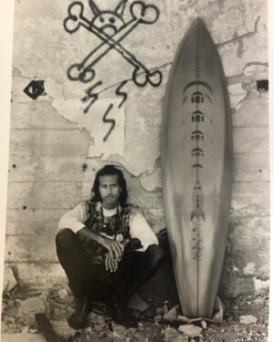 Stacy Peralta Instagram - There is a character in literature and myth known as the TRICKSTER.  The trickster represents disruption, mischief and paradox.  He is both creator and destroyer, a divine fool who sets out to crush the status quo but his lack of reverence for the status quo makes him dangerous.  I believe Craig Stecyk is skateboarding’s preeminent trickster.  He came into this life armed with a photographic eye, an uncanny ability to communicate through writing and a giant chip on his shoulder.  Craig grew up in Santa Monica and Venice which in the 70s was considered a dead-zone for surfing or skating talent.  Craig felt otherwise and set out to prove it through his photographs, his writing and mostly through desire to instigate and stir things up.  The first time I saw Craig he was sitting cross-legged on a stool behind the counter in the Zephyr shop drinking a tall can of Budweiser from a plastic straw.  He already had a formidable reputation from his published writings and photos in Surfer Magazine.  Rumor had it that his IQ was off the charts, that he had a photographic memory and that he was continually at odds with teachers and anyone else in authority.  Supposedly he spent a great deal of time in school forced to sit in the corner with his face to the wall.  When skating began to explode in 73/74, Craig was in the thick of it; hopping fences, running from cops, clicking away his camera and relishing all the problems he could foment through his writings and photos.  He saw skateboarding as a rebellion led by creative disgruntled youth, as an anti-sport and as an art form that feasted on the leftovers of modern civilization.  Alva, Adams, myself and all the other Z Boys are indebted to him for the incredibly brave and creative work he did on our behalf.  There wouldn’t be a Dogtown if not for Craig.  Craig discovered us, defined us and introduced us to ourselves.  Big shout out to Craig Stecyk who is still causing problems……..Tony Friedkin photo.