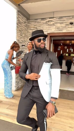 Stan Nze Instagram - Out for @kunleremiofficial and Tiwi 💍

Styled by @p.ariesofficial 
Video by @whelliyams 

#KTTV #KTTV24 #WeddingGuest