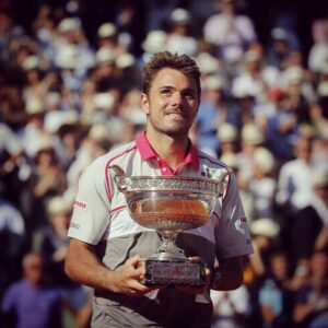 Stanislas Wawrinka Instagram - 🏆🇨🇭👀