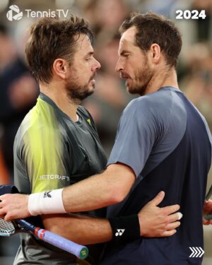 Stanislas Wawrinka Instagram - 23 matches. 19 years. Murray vs Wawrinka is a rivalry built on respect 🤝

#tennis #tennistv #atptour #rolandgarros #wawrinka #murray