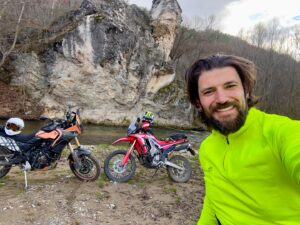 Stanislav Yanevski Instagram - Hello and happy Sunday. What started as a casual,unplanned route and destination, turned out to be one incredibly amazing adventure. 
Can you tell how happy I am by looking at the pictures? ☺️ 

#happydays #happy #adventure #motorcyclelife #naturelovers #wanderlust #weekend