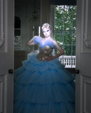 Starlet Instagram - No matter how your heart is grieving, if you keep on believing, the dream that you wish will come true💙

This look means the absolute world to me, I could talk about it for ages. I still remember how I felt holding the VHS tape of the 1950’s Cinderella for the first time and I completely attached myself to her. She  taught me to always listen to my heart, to chase my dreams to the ends of the earth and that no matter what, things can always get better. I’ve truly waited my whole life to wear this dress and I couldn’t think of a better time to wear it than for the finale. “Have courage and be kind” … always and forever 💙✨

Hair: @marcoswigs stoned by myself ✨
Corset: @misty_couture stoned by myself ✨
Skirt: @mollynguyen_design 
Photography: @mtyparks 

With special thanks to @1011cht for having us and to @fensuss for helping out on set💕