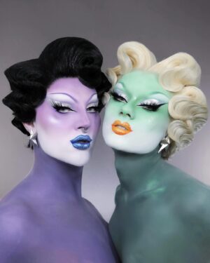 Starlet Instagram - Mugler Aliens 🪐
.
.
.
.
.
EYES:
@plouise1 Base and Nice & Saucy Cosmetic paint
@beautybaycom Surreal Liquid Eyeshadow 
@peachesmakeup Prin pigment 
@kryolanofficial HD Cream Liner Ebony and Snow
@eldorafalseeyelashes Custom Lashes 
.
FACE:
@plouise_makeup_academy cosmetics paints in Must Be The Money & Shade 0
@kryolanofficial TV Paint Stick
@hudabeauty Easy Bake setting powder 
.
LIPS:
@litcosmetics Glitter in Mimosa & Ziggy Stardust
.
BODY:
@plouise1 @plouise_makeup_academy Cosmetic paint in Sweet and Sour and Nice and Saucy
.
HAIR:
@marcoswigs 
.
EARRINGS: @muglerofficial 
.
.
.
#mugler#drag#dragperfection#dragraceuk#transformation#dragqueen#dragrace#fashion#makeup#beauty#thedragqueendom#dragbible#qwerkout#rupaulsdragraceuk#guymua#londondrag#qwerrrkout #draguk#worldofwonder#starlet