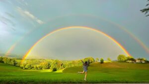 Starling ASMR Instagram - have you ever seen a rainbow like this one?🥺 me never, until today WOAH 😳 I COULDN’T BELIEVE MY EYES

#asmr #rainbow #doublerainbow #nature #naturephotography #naturelover #italy #summer #italiansummer #goodvibes #love #happy #happiness #northernitaly