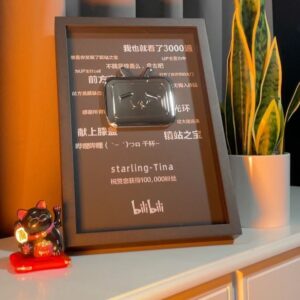 Starling ASMR Instagram - 我爱你 Starblinks 🥺💜💜💜Today I received my Bilibili silver award 🥺💜✨Thank you for your love and support - you make me happy every single day! 🙏🏻💜 together we will go even higher 🥰 
#bilibili #bilibiliaward #asmr