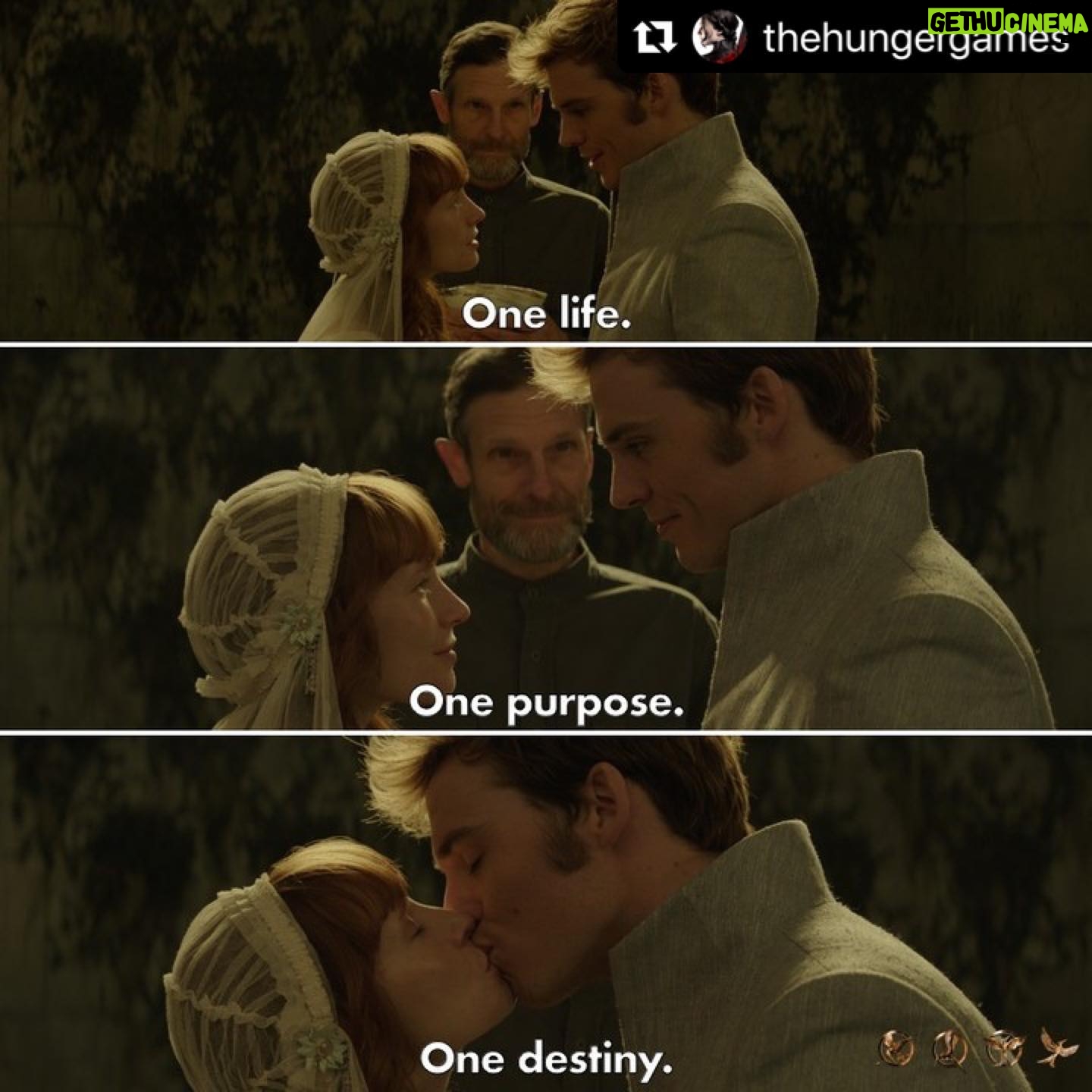 Stef Dawson - 2.6K Likes - ♥️⚓️♥️ @thehungergames #Repost @thehungergames
*cue our melting hearts* 🥺❤️ #HungerGames