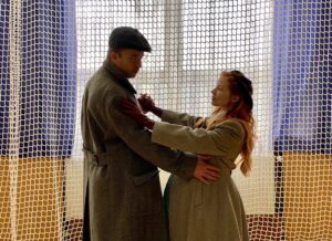 Stef Dawson Instagram - A year ago, dancing with Joe 🎬#BTS of @sarkafilm 
#Prague1948 #ŠÁRKA
✨✨✨✨

Directed by @proxyone @dcpolcyn Produced by @devindigonno ✨@thememphisjoe