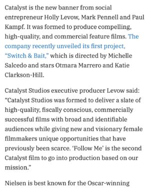 Stef Dawson Instagram - So thrilled to be shooting in Serbia with a phenomenal female led dream team @devindigonno @sirirodnes @bokaandric and this truly exceptional cast and crew. Thank you for your vision Holly, Mark & Paul at @official_catalyst_studios _ , so proud to be a part of what you are doing. ♥️🎬