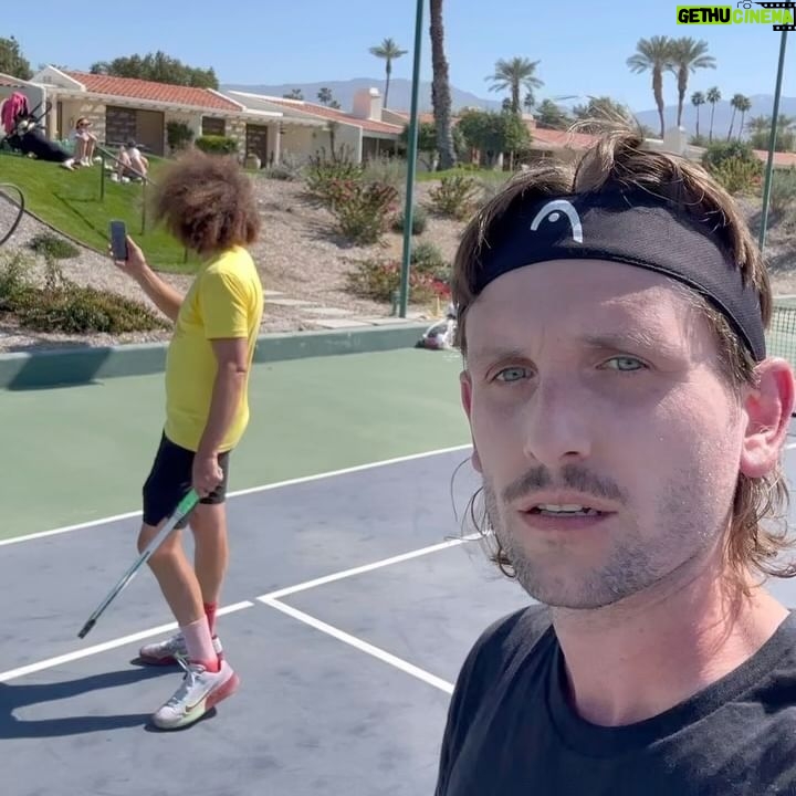 Stefan Gordy - 1.4K Likes - Shoutout to my guy @redfoo for welcoming me to join his family at week one of Indian Wells 🌴🎾 Foo is one of the kindest and hard working dudes I’ve ever met, always giving great advice and motivating those around him. I appreciate you and your friendship mate 💯😊
🏷️
#tennis #tennislife #tenniscoach #redfoo #indianwells #tennisparadise #tennisplayer #lmfao #partyrockers