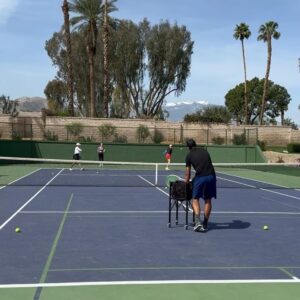 Stefan Gordy Instagram - Awesome starting the day with two @timeball.app sessions 🇺🇸 🌴 Stay tuned for my @hitwithme Reel where you’ll learn more about Timeball and the work @redfoo and @ransombraaten are putting in daily! 🎾 ⏰

🏷️ 
#timeball #tennis #tennisplayer #tennislife #tenniscourt #tennistime #ilovetennis #tennistraining #tennispractice #tenniscoach #tennisdrill #indianwells #ilovetennis
