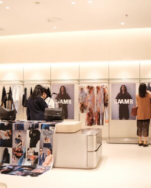 Stefanie Hariadi Instagram - Congratulations @marshadmartha for @saamrstudio 4th collection launch! Such a beautiful collection, in love with all the items ❤️ Thank you for having me✨

📸 : @eqqybuzz