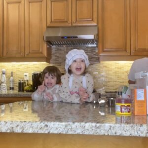 Stella Acquisto Instagram - We filmed this goodie this past weekend.  Watch to the very end and I hope it makes your Wednesday brighter.  It’s Wednesday, right? 
#cookingalalayla is back with leftover Halloween Candy Cookies.  Follow along for the full recipe. #specialguest #cookingathome #cookingwithkids #cookingwithlayla #cookingwithlaylarose #cookingwithlaylaandgigi