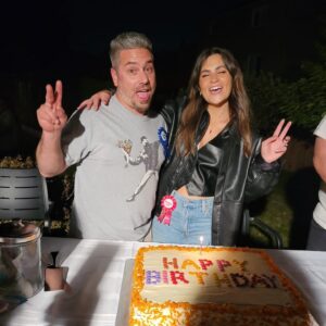 Stella Acquisto Instagram - One day late to post, but Happy Birthday to my other half.  Love you more than my mom’s homemade carrot cake.  The girls and I are so lucky to have you in our lives.  To 100 more years of love, laughs and celebrations @trunk97 .  Xoxo