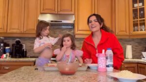 Stella Acquisto Instagram - Pizza for the Famiglia. 
In this week’s episode of Cooking with Layla and Gigi we make pizza.  @pizzanova Layla made you a new jingle which was completely random.  lol
#cookingwithlayla #cookingwithlaylaandgigi #cookingalalayla #recipe