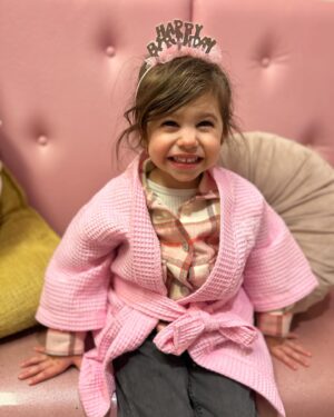 Stella Acquisto Instagram - Loving the spa life since day one (swipe for context).
Happy 3rd birthday Gigi Love.  We love you to moon and back sweet girl. #birthdaygirl