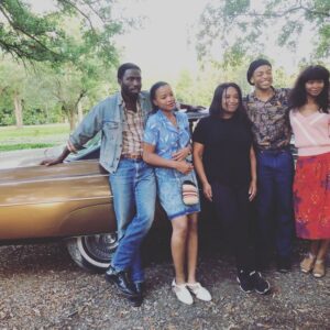 Stella Meghie Instagram - I miss being on set 😭 I miss New Orleans. I miss people! Aht aht soon come. Found this photo scrolling though memory lane. Shout out to everyone watching The Photograph since it hit HBO Max 🤍