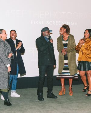 Stella Meghie Instagram - Beautiful night at our advanced screening in LA with a very special performance from @iamluckydaye 🤍 If you haven’t heard his song ‘Fade Away’ from @thephotographfilm soundtrack check it out. Thank you to everyone who supported 🤍