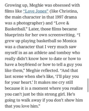 Stella Meghie Instagram - In NY Times Critic’s Notebook yesterday. We’re allowed to be aspirational.